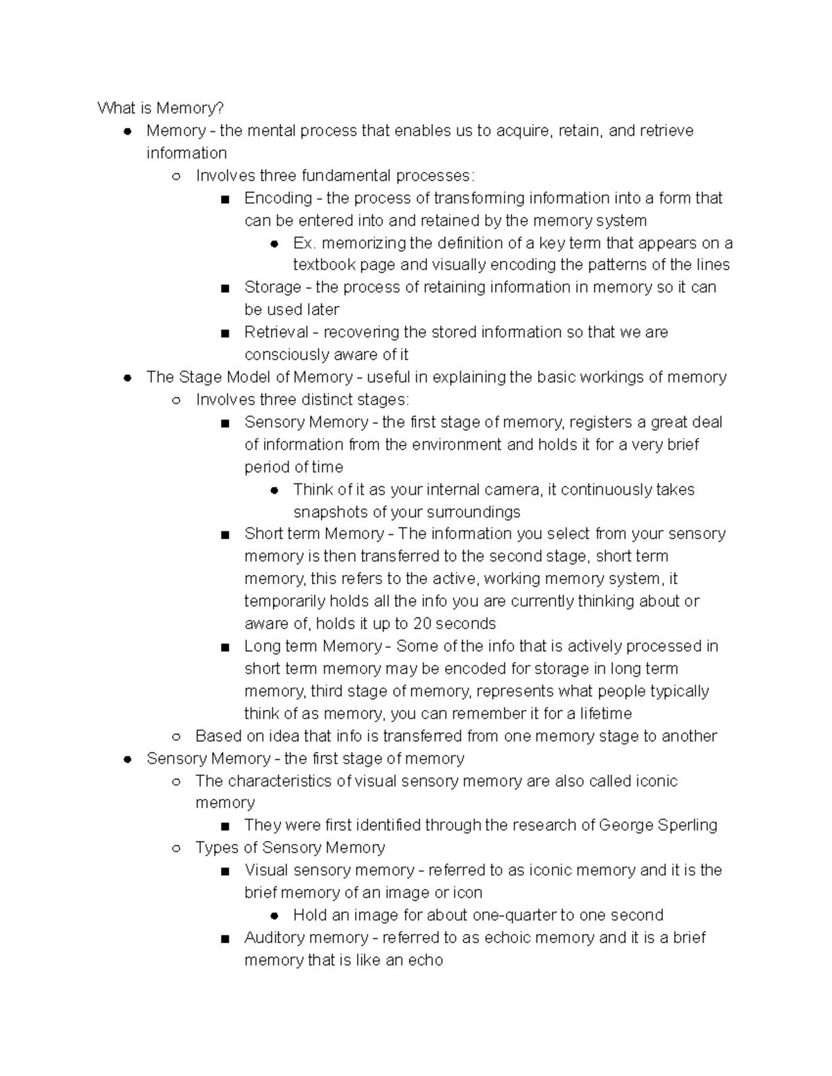 psych-101-chapter-6-memory-notes-what-is-memory-memory-the