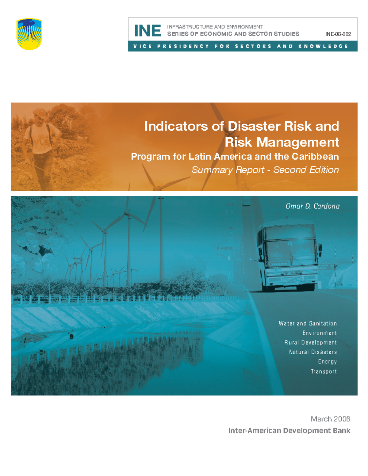 6132 Indicators of Disaster Risk and Management Water and S a n i t