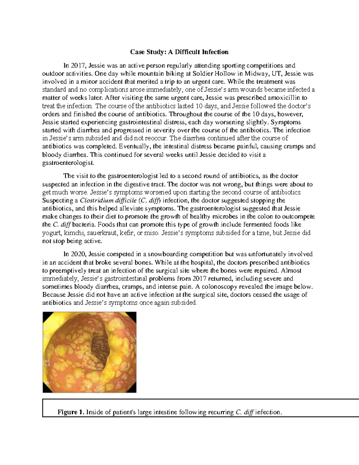 A Difficult Infection Case Study - Case Study: A Difficult Infection In ...
