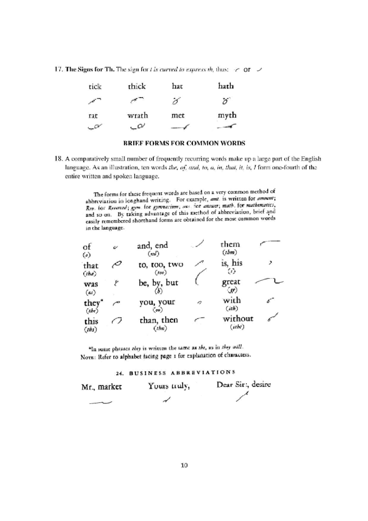 H Introduction of Foundations of Shorthand Unit 14, Riza B
