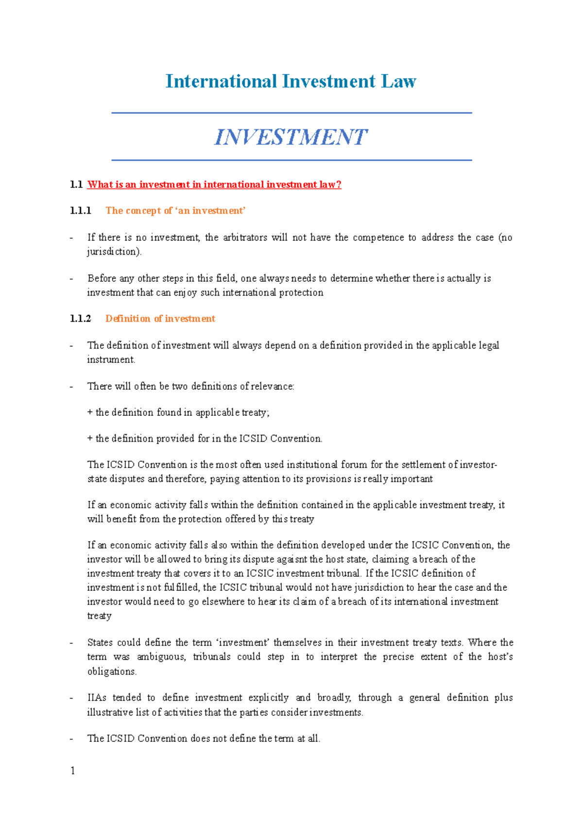 international-investment-law-international-investment-law-investment