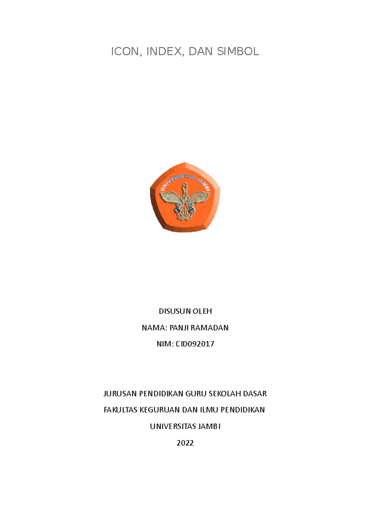 ICON, Index, DAN Simbol - ICON, INDEX, DAN SIMBOL DISUSUN OLEH NAMA ...