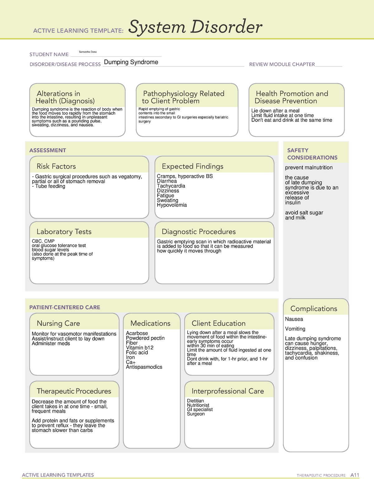 Dumpingsyndrome - template for ati - ACTIVE LEARNING TEMPLATES ...