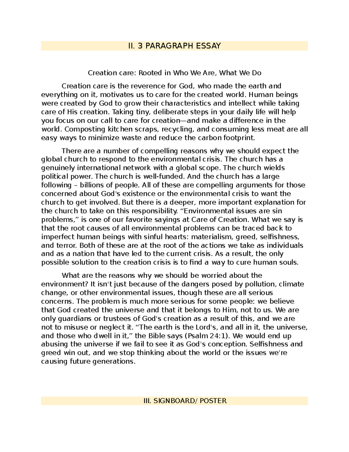 7 LAST Words before dying - Business Ethics - Xavier - Studocu