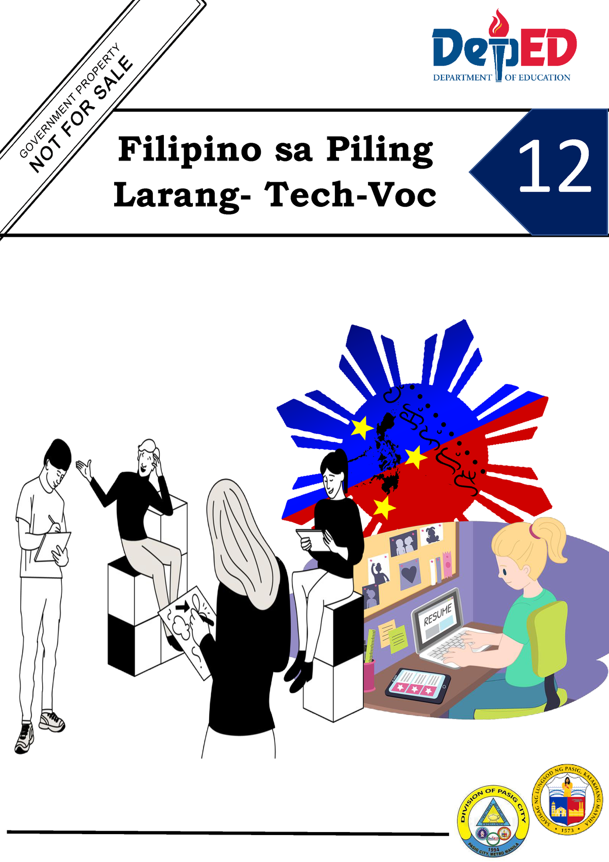 Fil12 Q1 M3 Tekbok Na Filipino Sa Piling Larang Tech Voc 12 Filipino Ikalabindalawang 1274