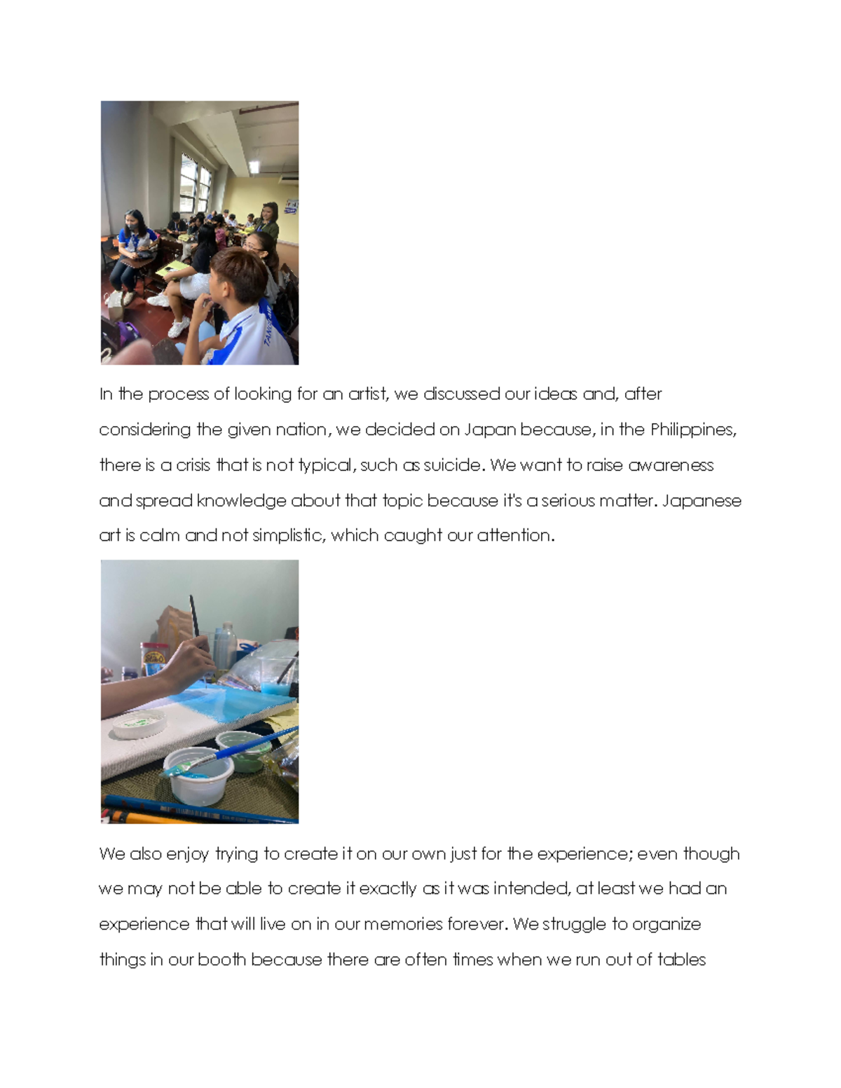 Art App - Summary Contemporary Arts - In the process of looking for an ...