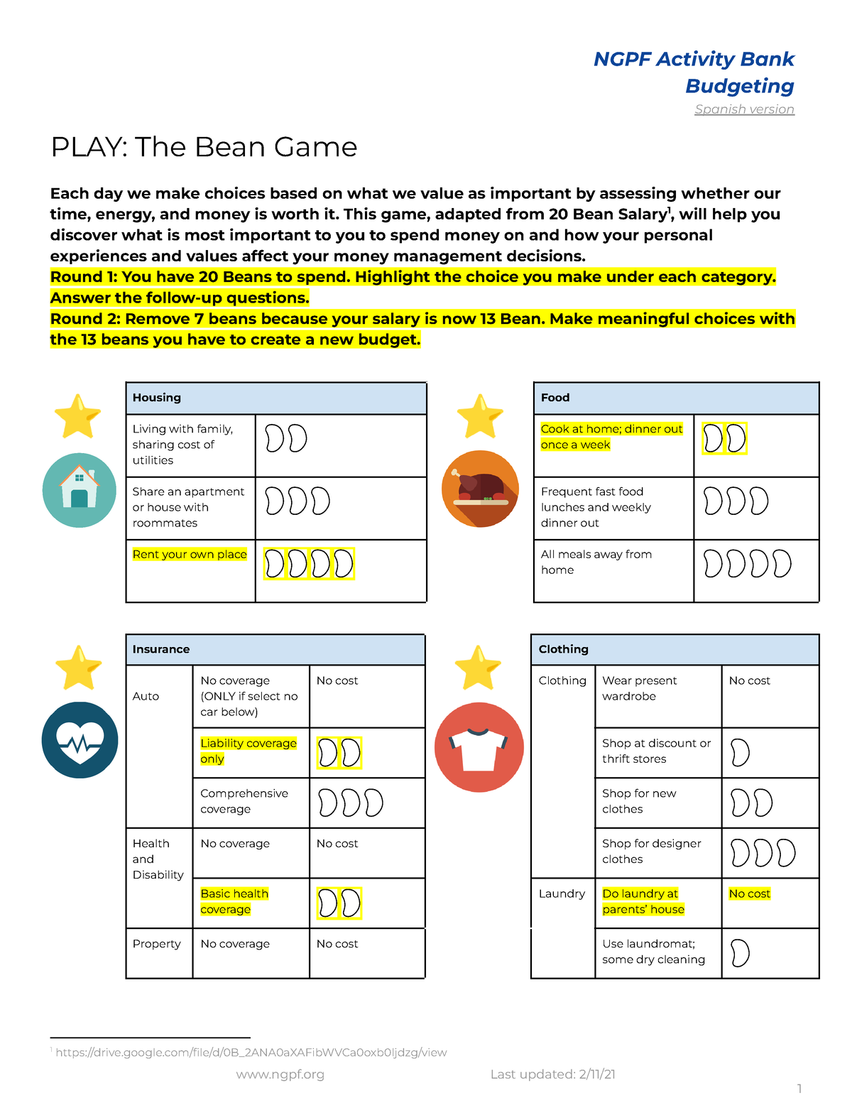 play-the-bean-game-ngpf-activity-bank-budgeting-spanish-version