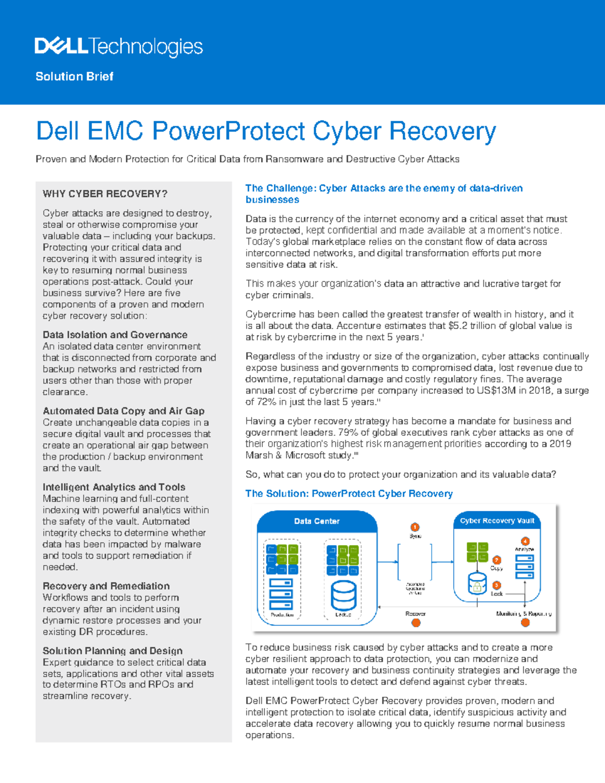 CYber SEC Report Dell EMC PowerProtect Cyber Recovery Proven and