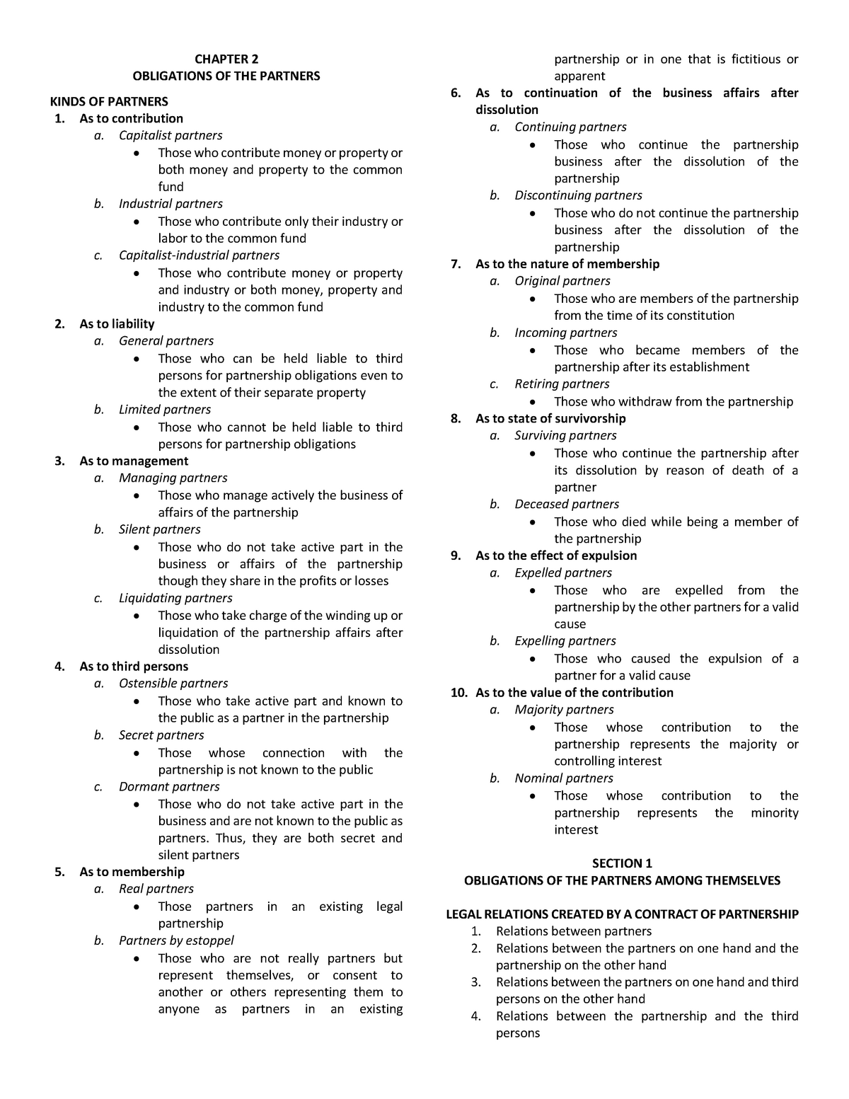 chapter-2-reviewer-law-chapter-2-obligations-of-the-partners-kinds