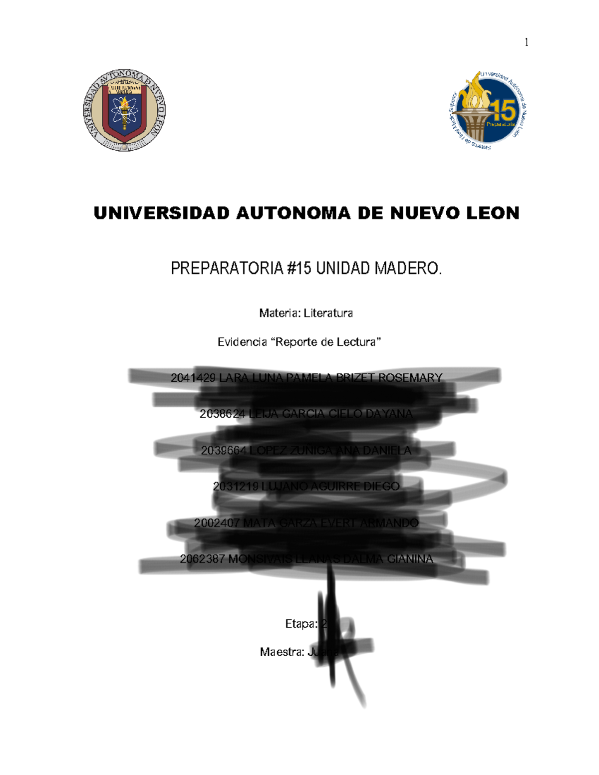 Equipo 4 EV Etapa 2 Lit - Todo bene - UNIVERSIDAD AUTONOMA DE NUEVO ...