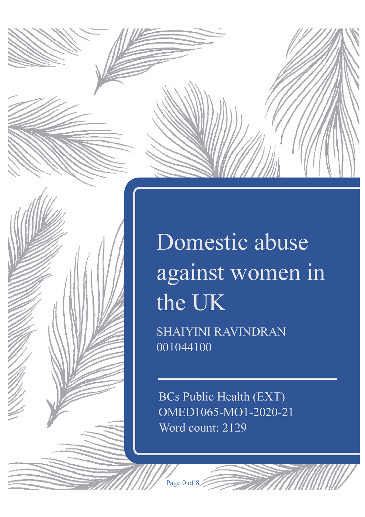 domestic abuse essay uk