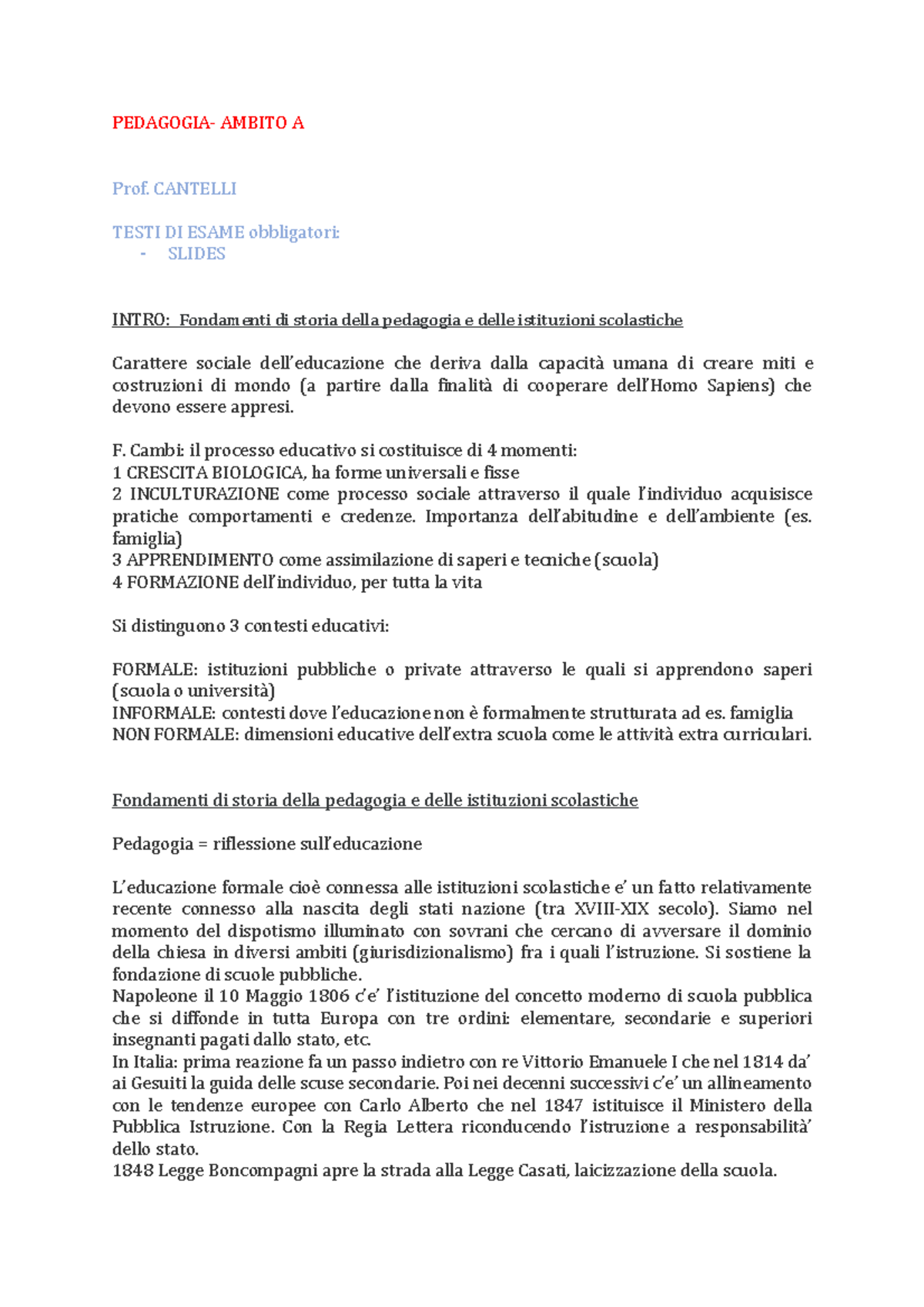 Psicologia Generale Pegaso 24 Cfu