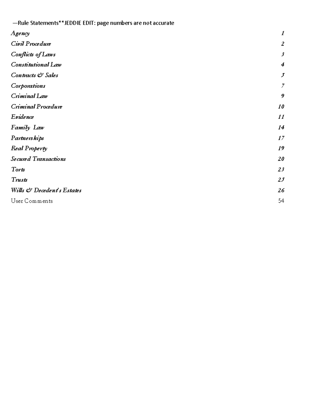 Rule Statements - —Rule Statements**JEDDIE EDIT: page numbers are not ...