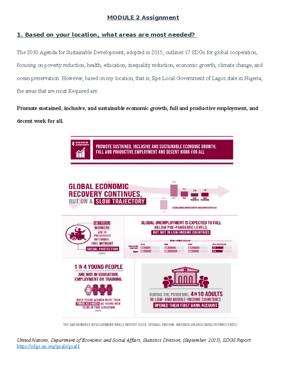 Module 2 Assignment - BUS6001 - MODULE 2 Assignment 1. Based on your ...