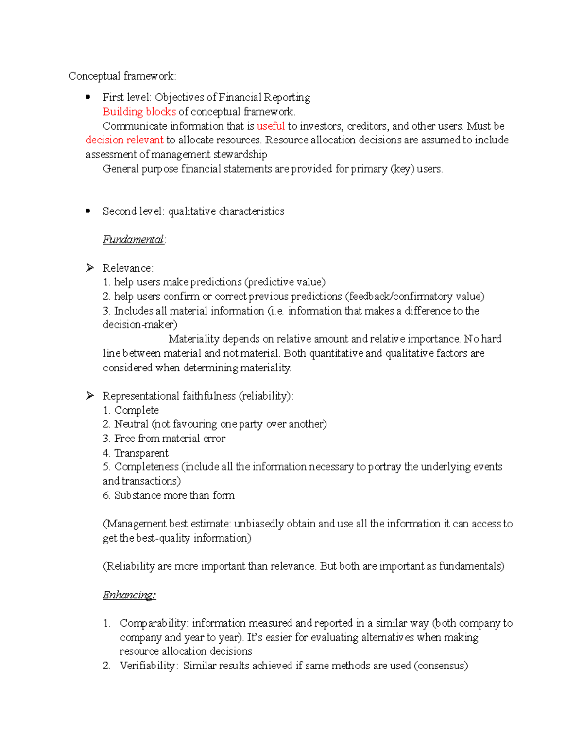 MOS 1023 EXAM 1 Review - Summary Introduction to Accounting and Finance ...