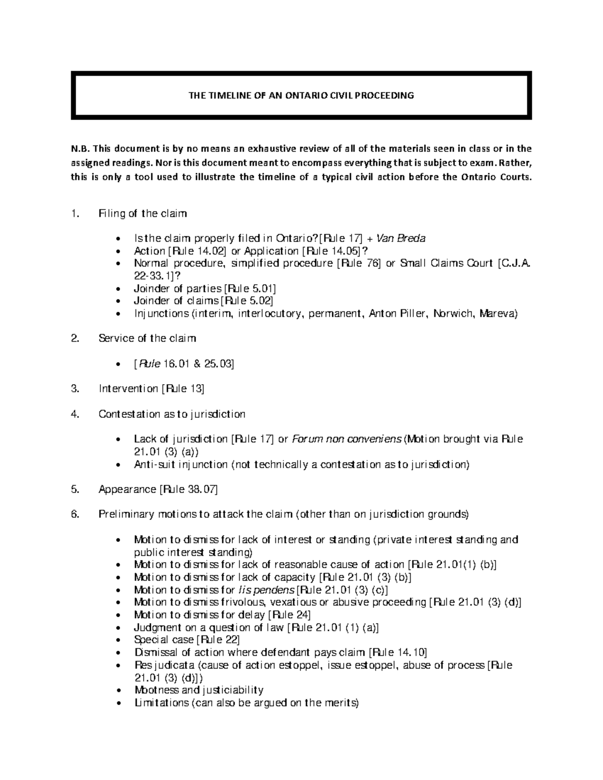 What Are Civil Proceeding Used For