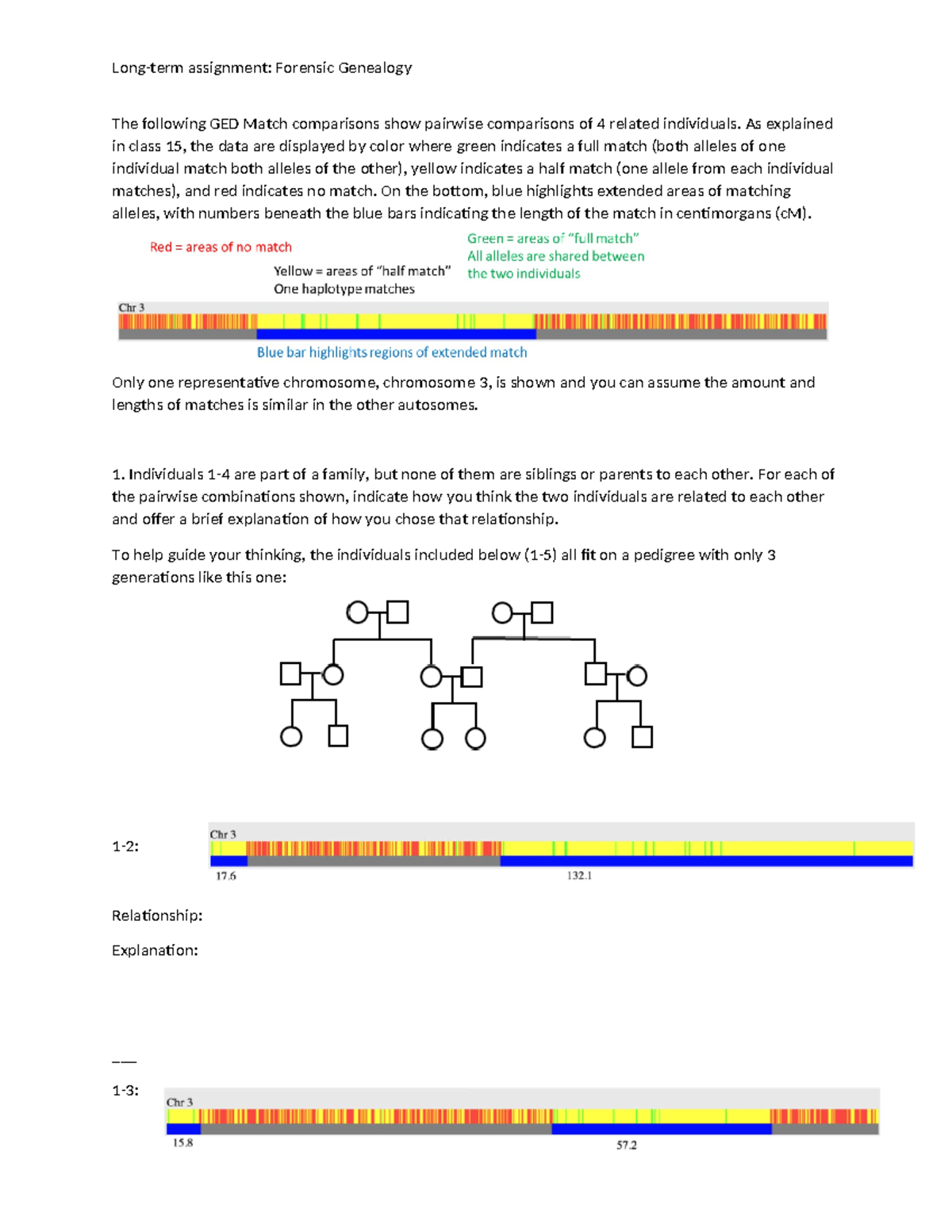 LTA_3 Forensic Genealogy - Long-term assignment: Forensic Genealogy The ...