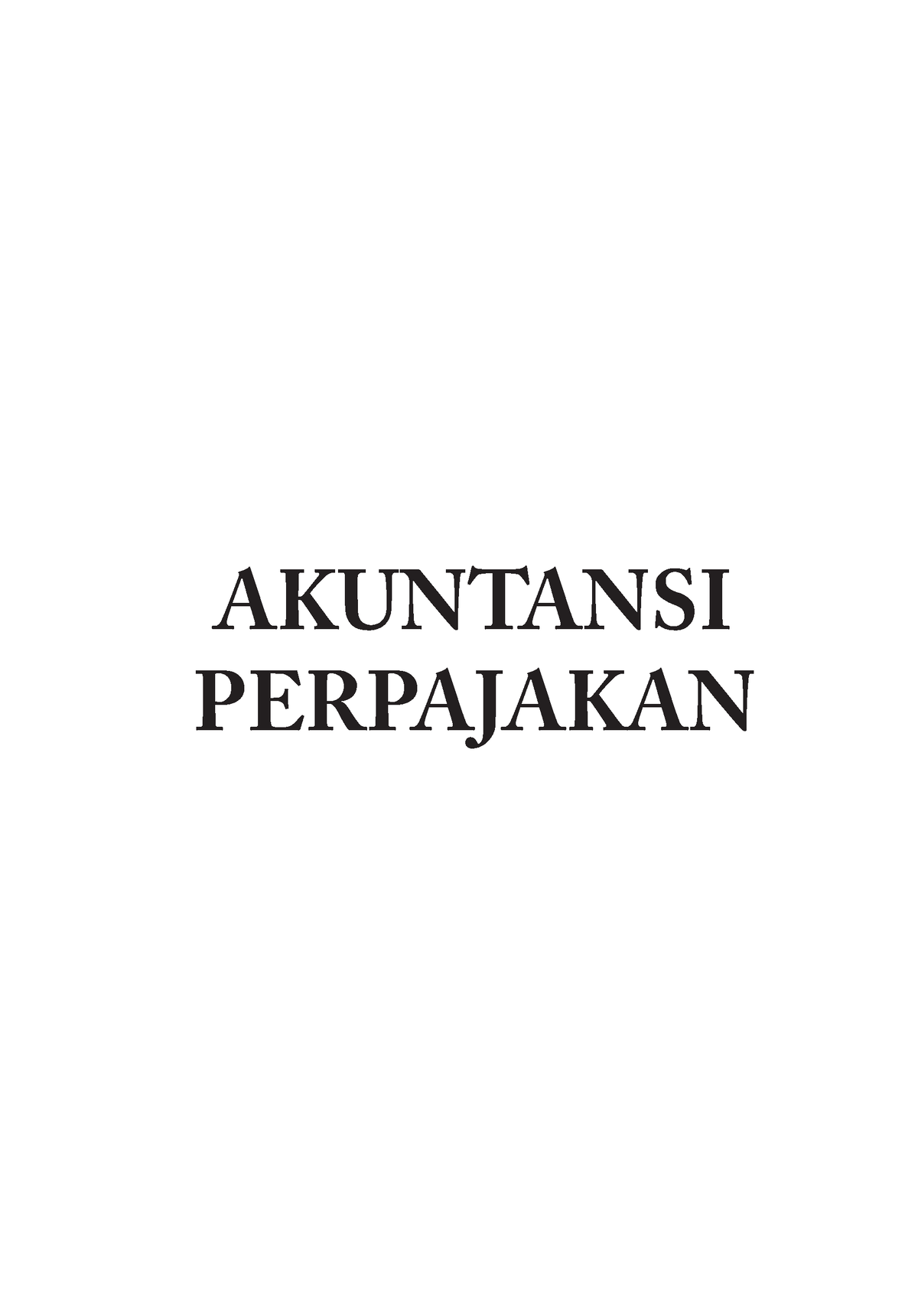 Modul Ajar Akuntansi Perpajakan - AKUNTANSI PERPAJAKAN AKUNTANSI ...