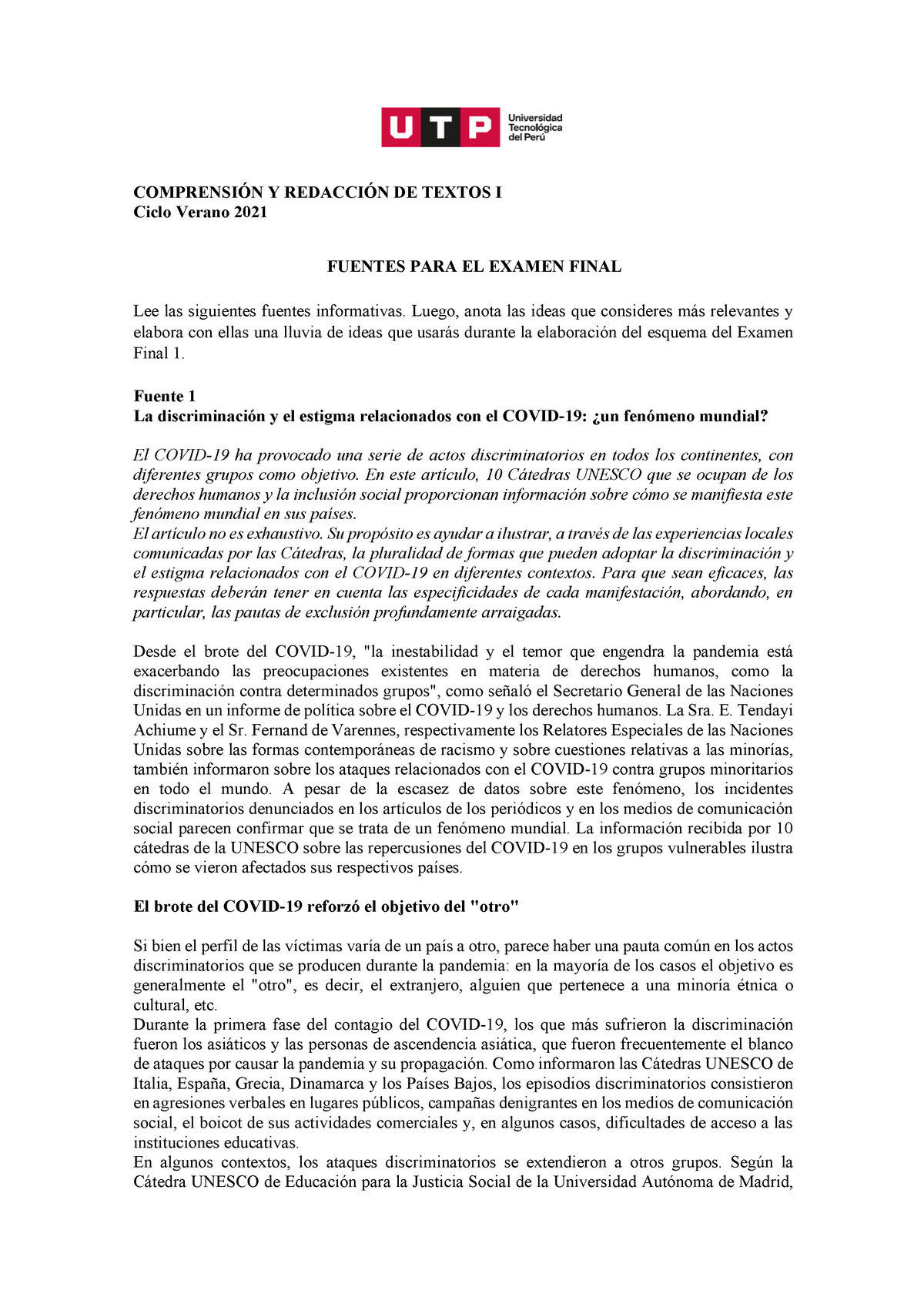 Fuentes-para-EF-Verano-2021 - COMPRENSIÓN Y REDACCIÓN DE TEXTOS I Ciclo ...