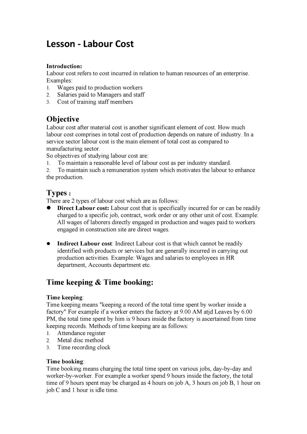 labour-cost-lecture-notes-lesson-labour-cost-introduction-labour