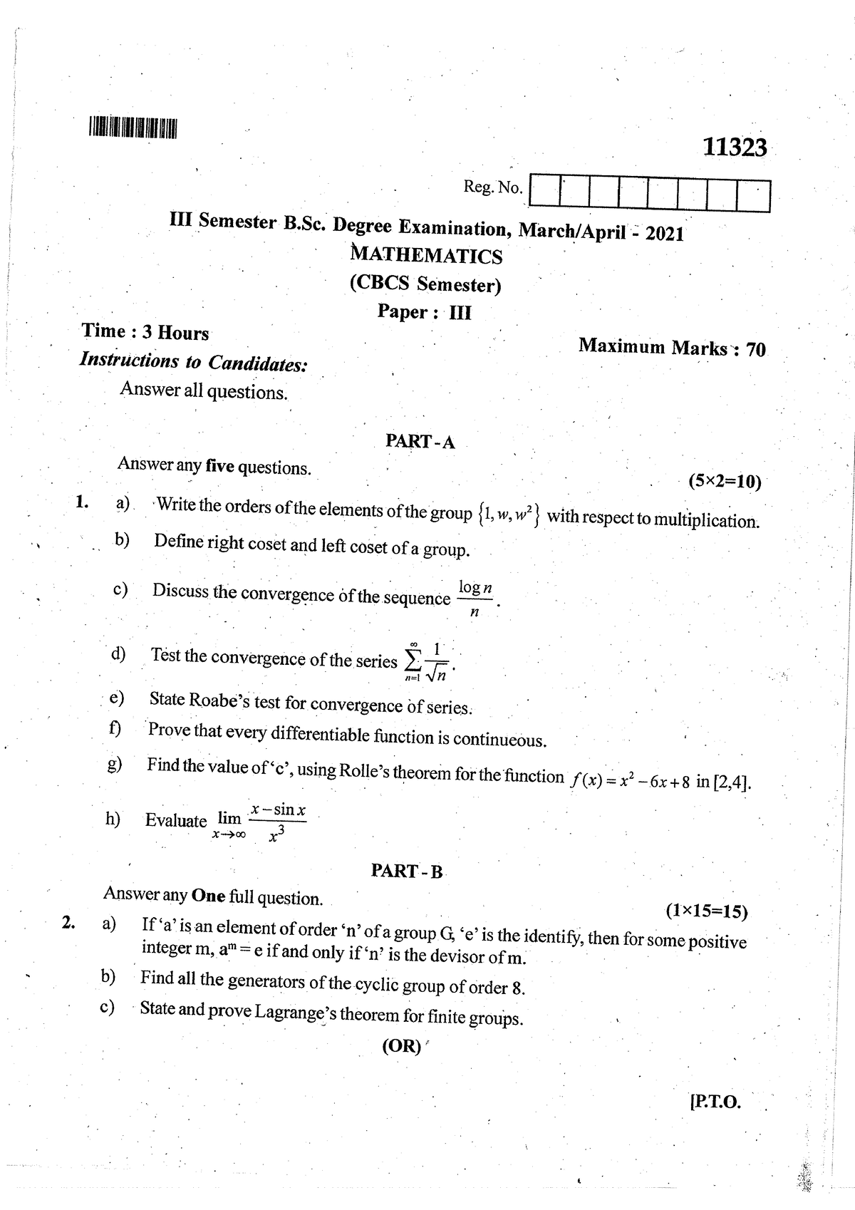 mathematics m coursework sem 3