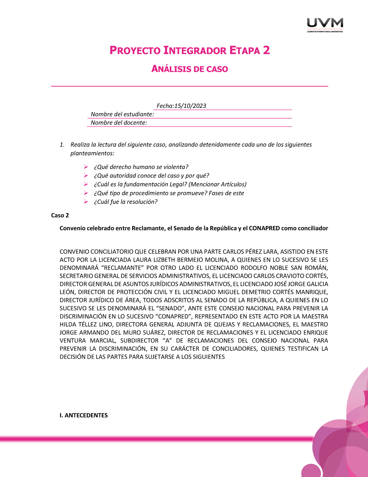 A8 Proyecto Integrador Etapa 2 - Derechos Humanos - PROYECTO INTEGRADOR ...