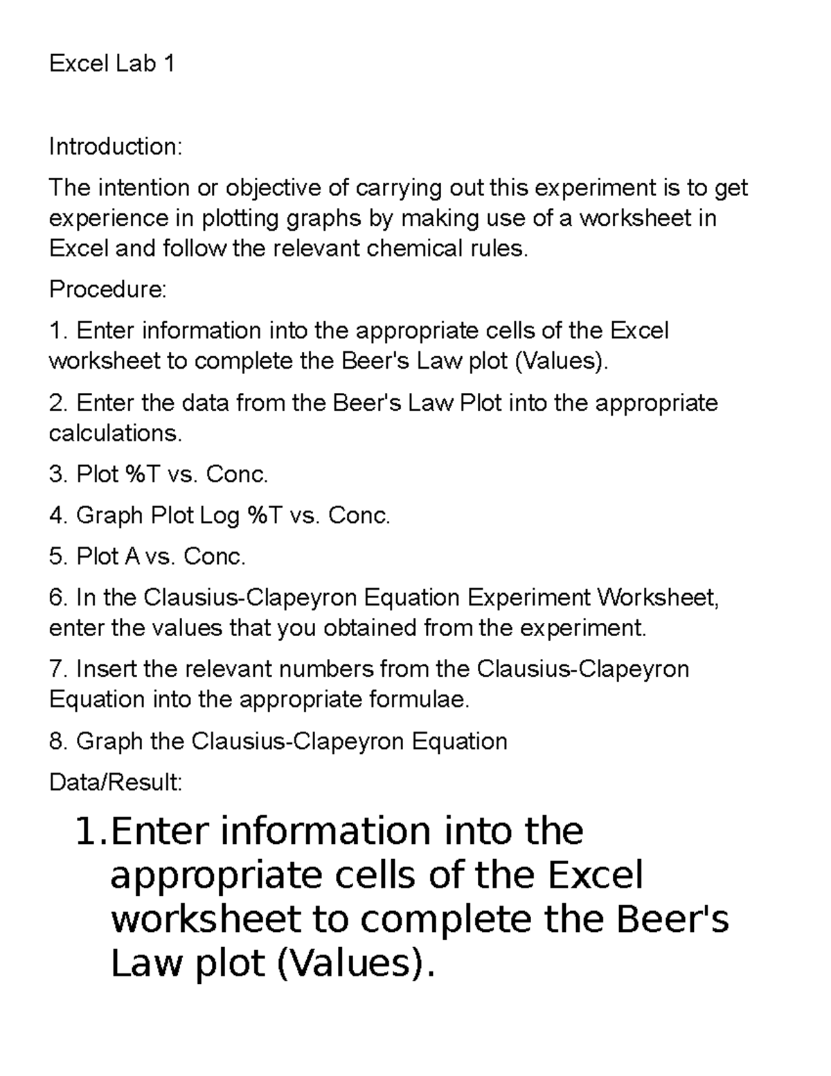 excel-lab-1-lab-report-1-excel-lab-1-introduction-the-intention-or