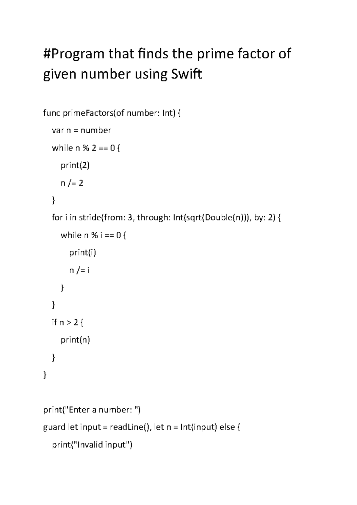 prime-factor-of-swift-program-that-finds-the-prime-factor-of-given