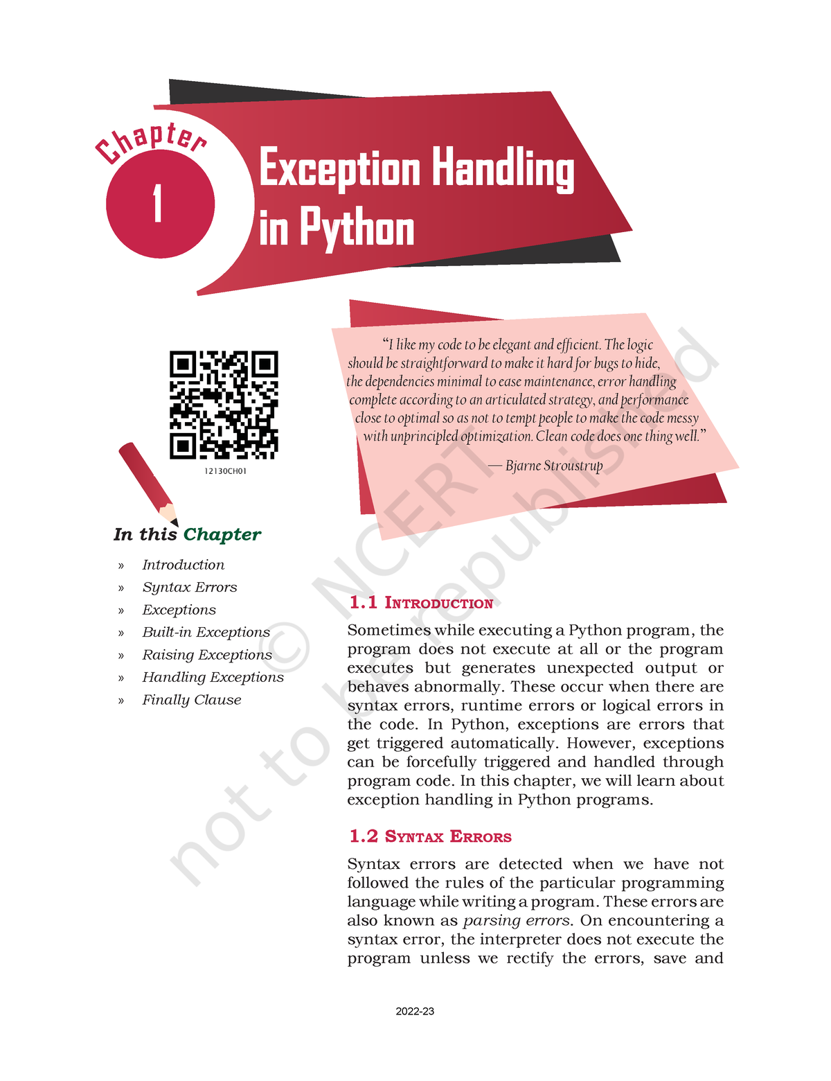 Chapter Exception Handling Python In This Chapter Introduction Syntax Errors