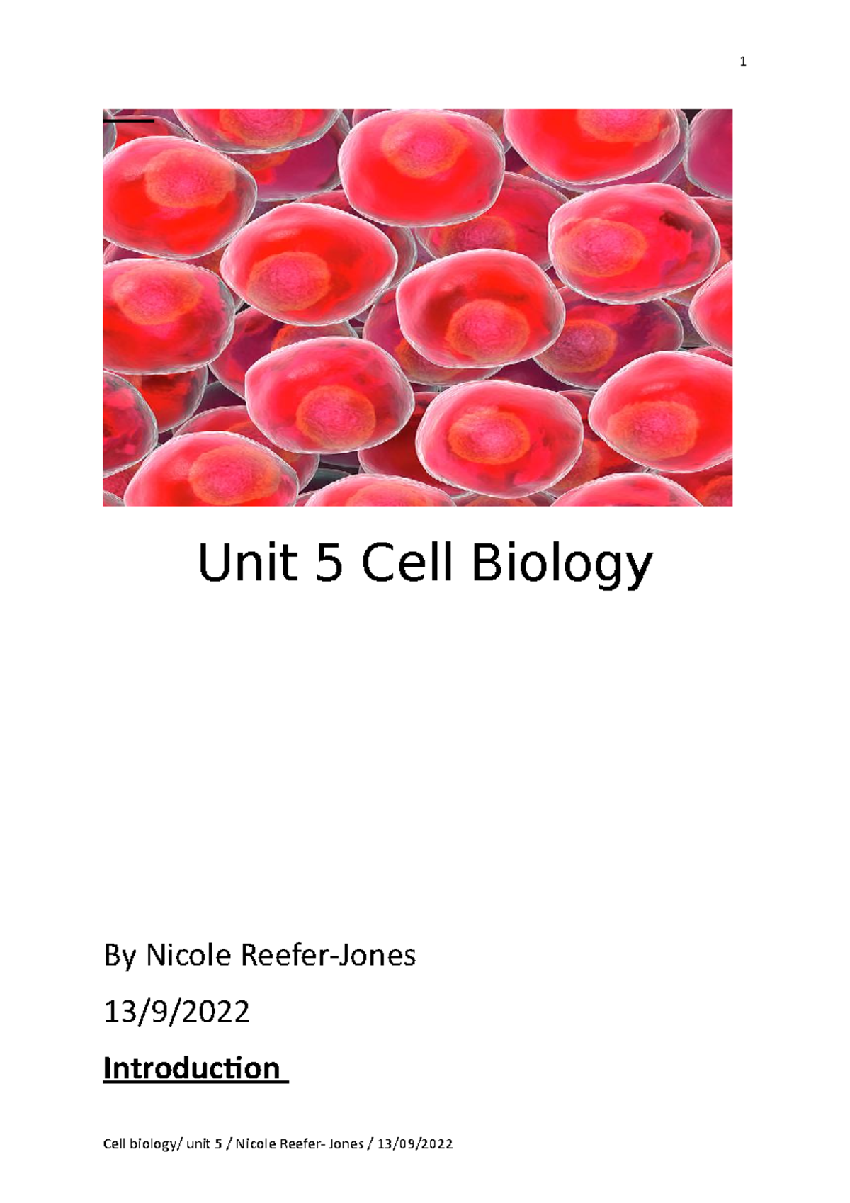 Cell Biology - Cell Biology Is The Study Of The Structure, Function ...