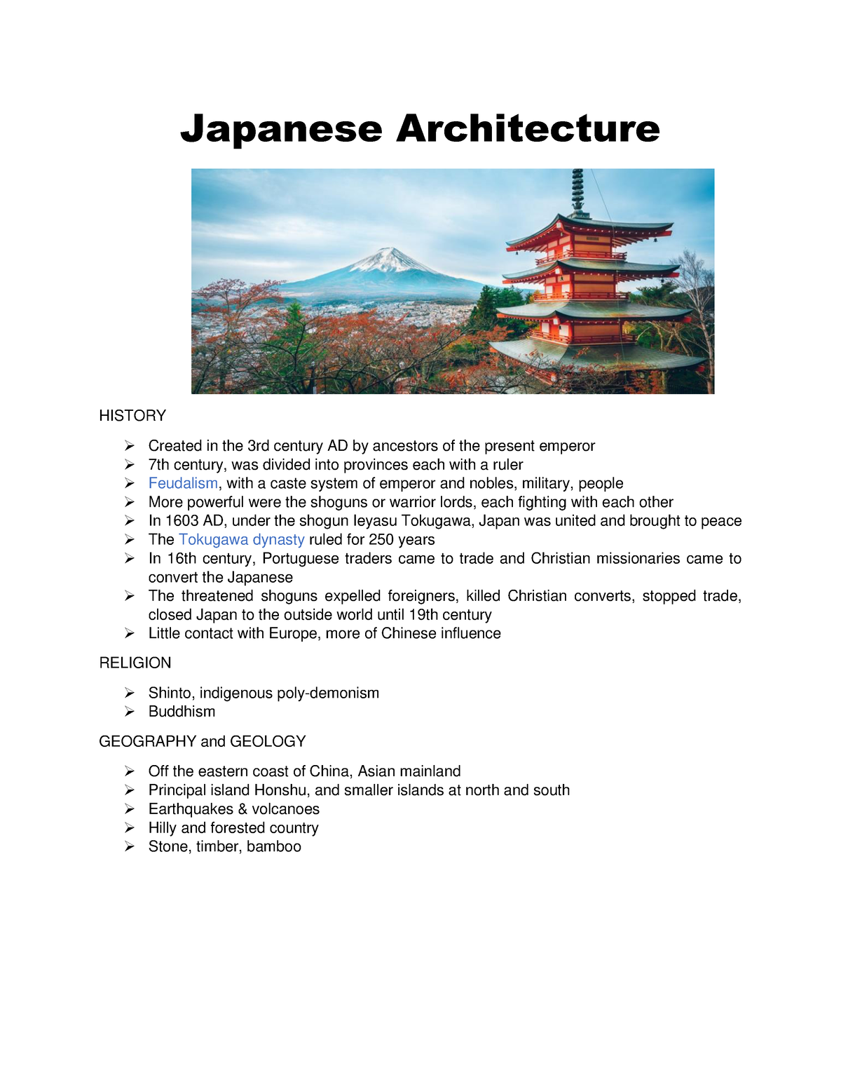japanese architecture essay