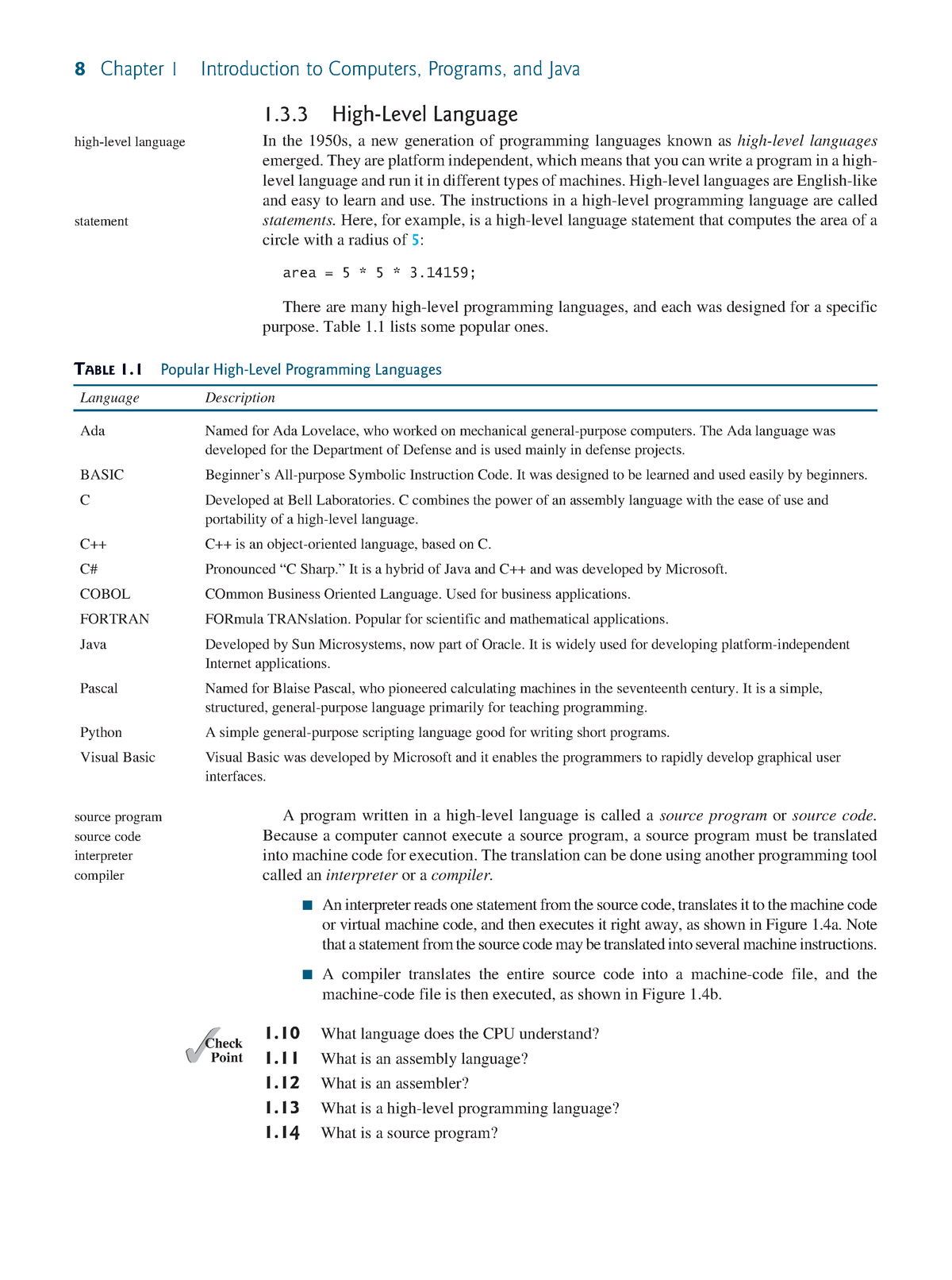 Introduction To Java Programming Notes - 8 Chapter 1 Introduction To ...