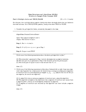 Lab Assignment 3 - School of Computer Science COMP-2540 Data Structures ...
