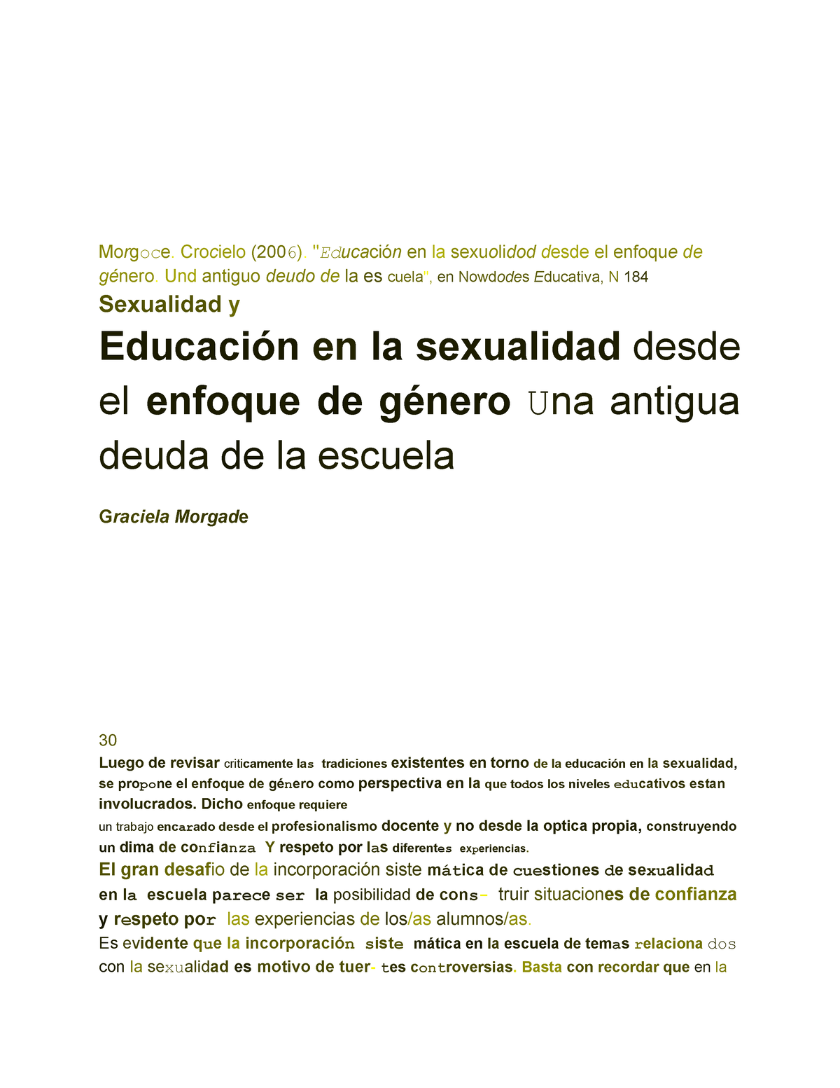 Educacion En La Sexualidad Desde El Enfoque De Género - Morgoce ...