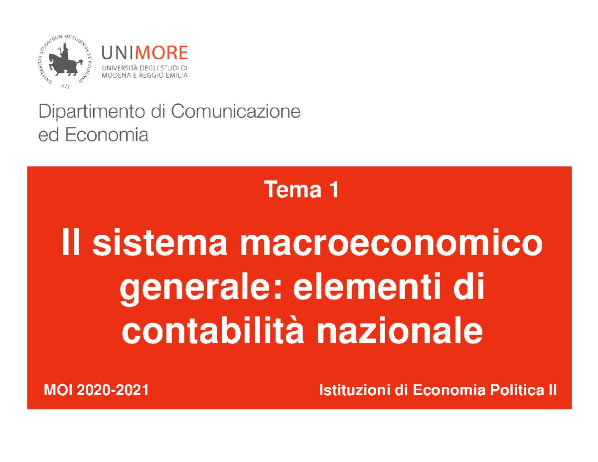 1-1-contabilit-nazionale-tema-1-il-sistema-macroeconomico-generale