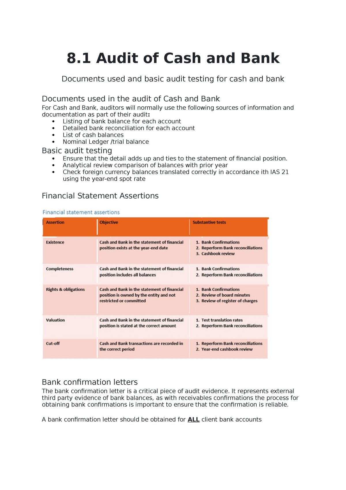 8-1-audit-of-cash-and-banks-8-audit-of-cash-and-bank-documents-used