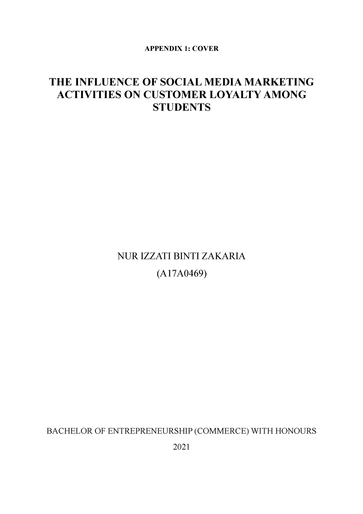 thesis for consumer behavior