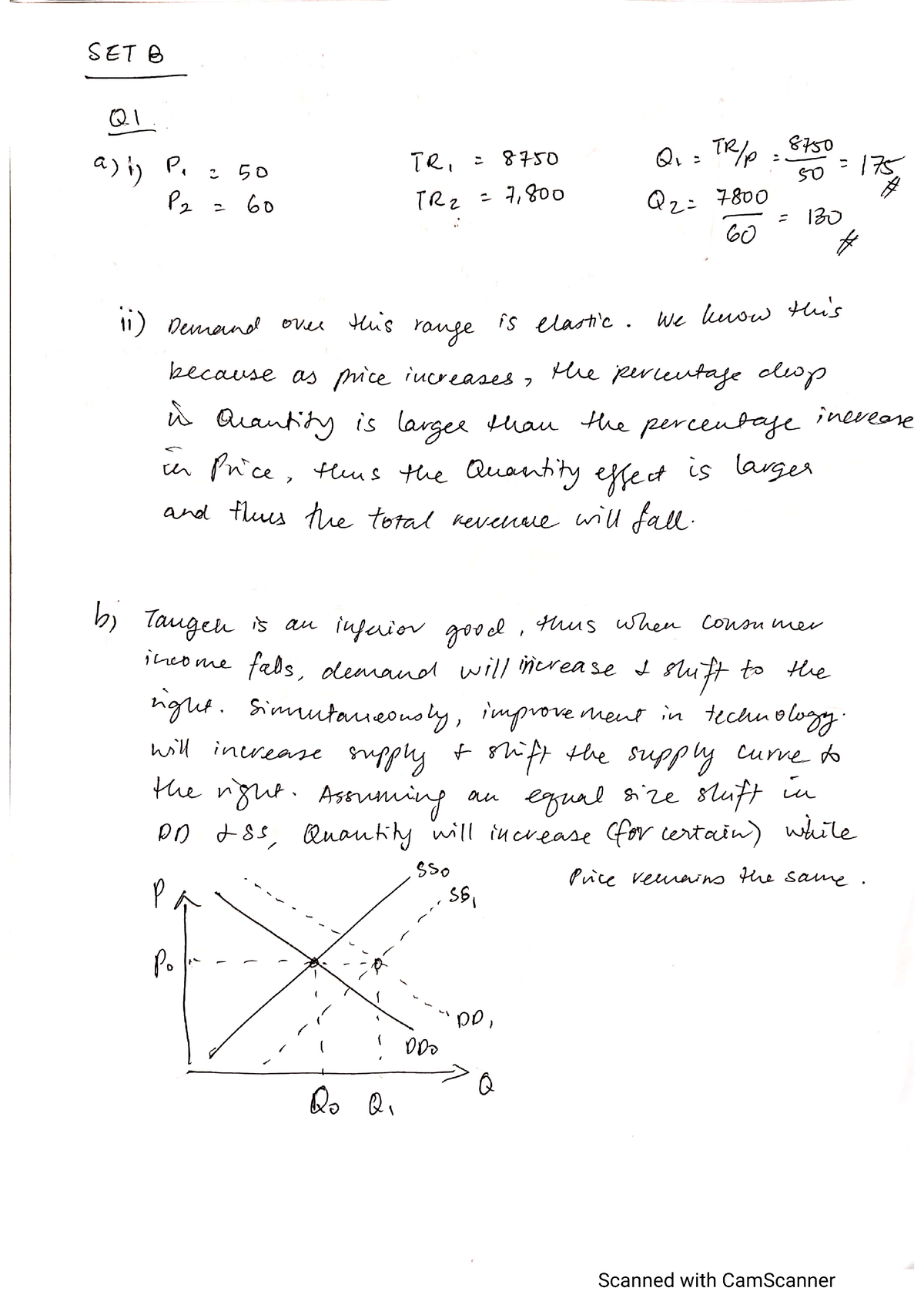 Practise Questions Set B - Answers - Economics For Managers - Studocu