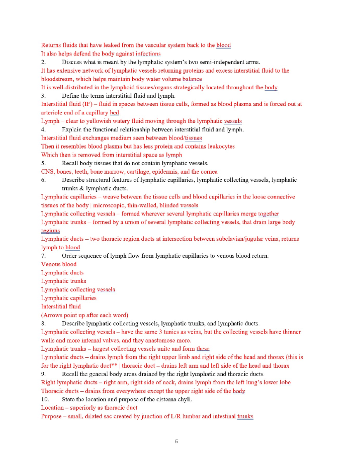 Exam 3 study guide page 6 - BMD 252 - Studocu