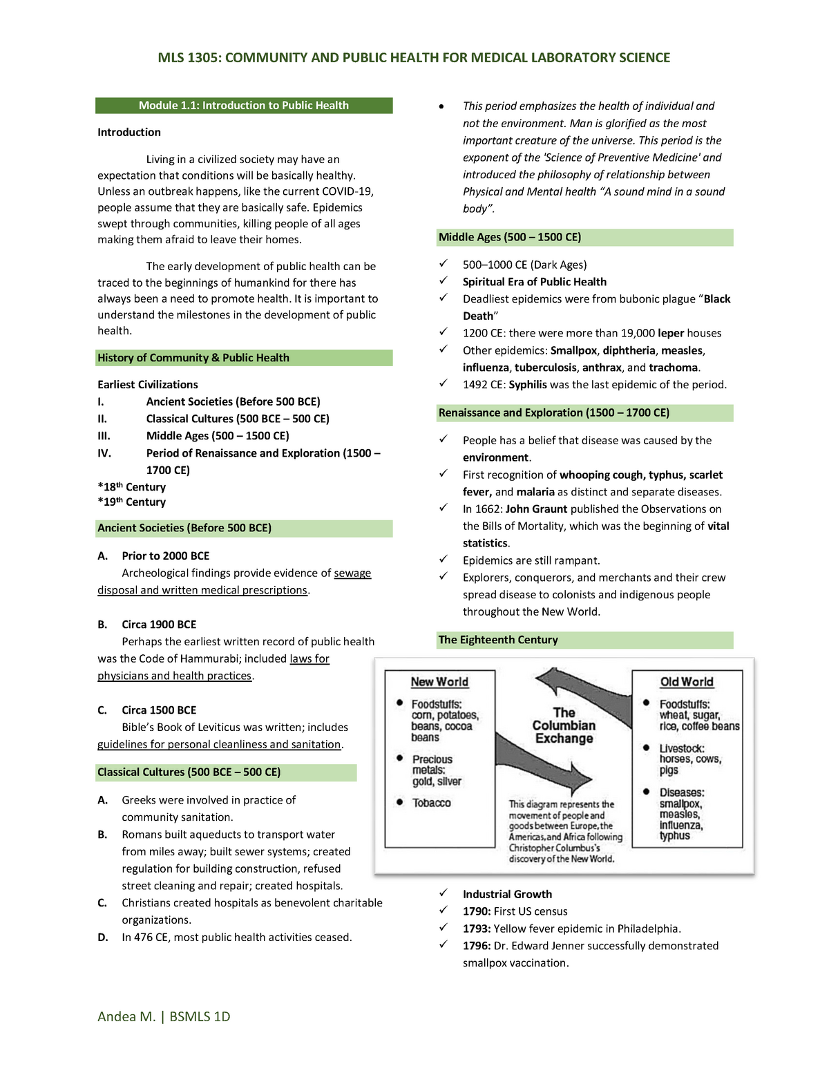 Module 1.1 Intro To Public Health - Module 1: Introduction To Public ...