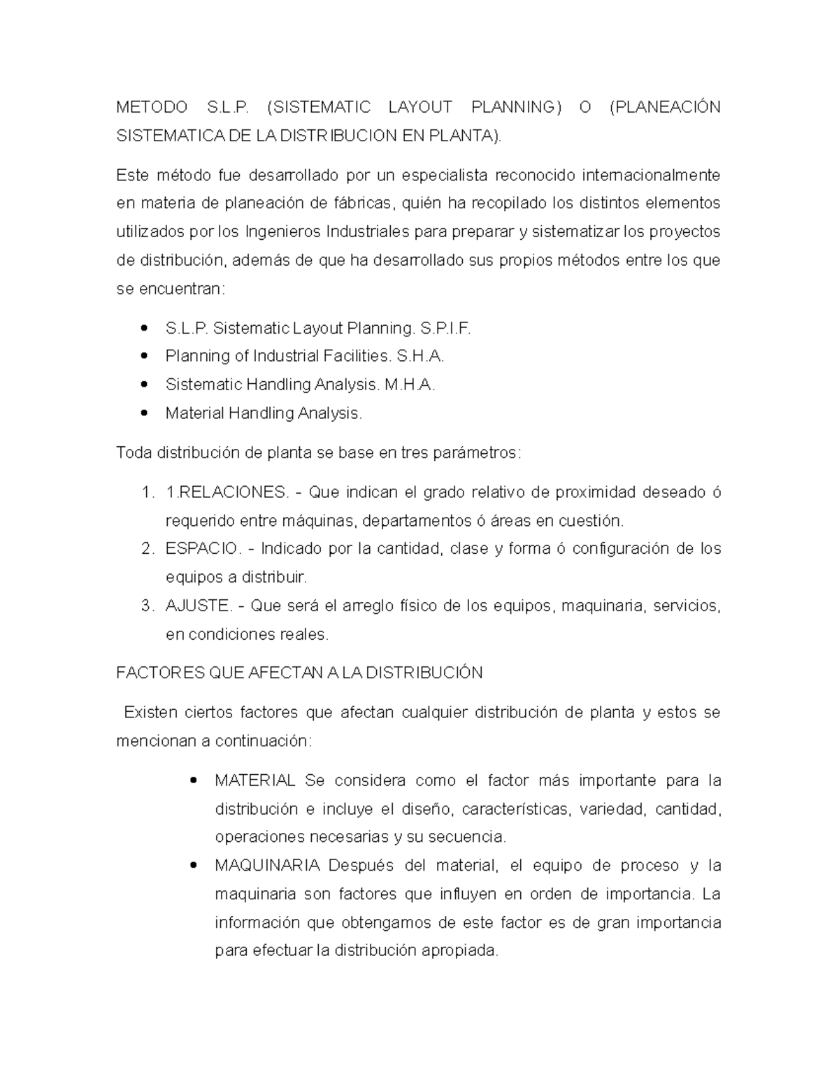 Metodo slp - Información método SLP - METODO S.L. (SISTEMATIC LAYOUT ...