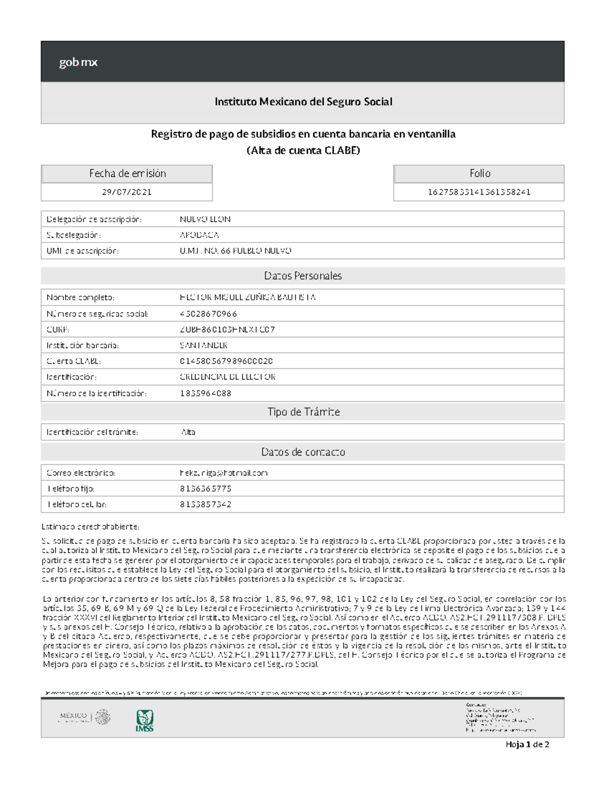 4302 86 7096 6 acreditamiento - Instituto Mexicano del Seguro Social ...