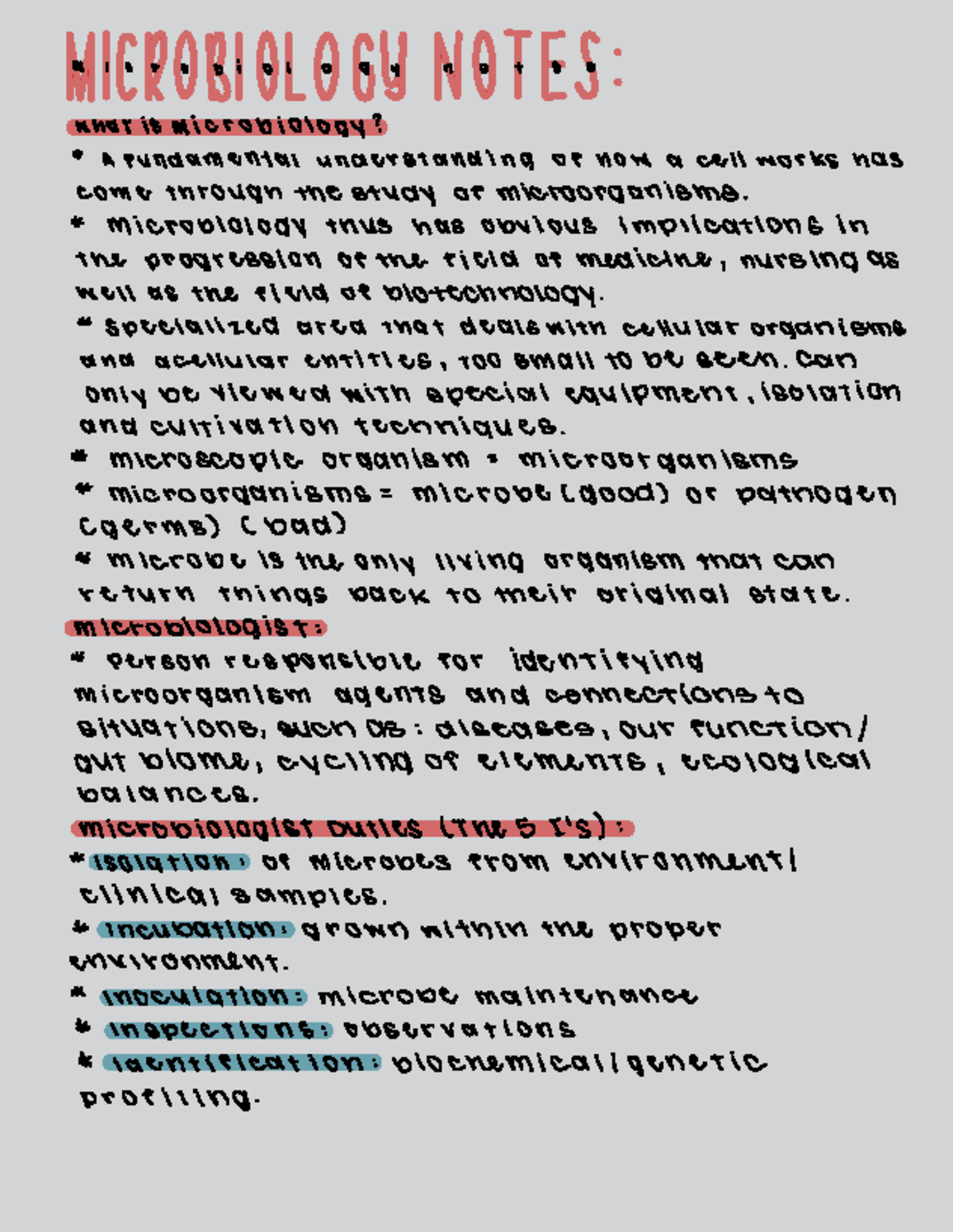 Microbio notes chap 1-4 - m 1 c ro b : 0109y 40 + 88 What is ...