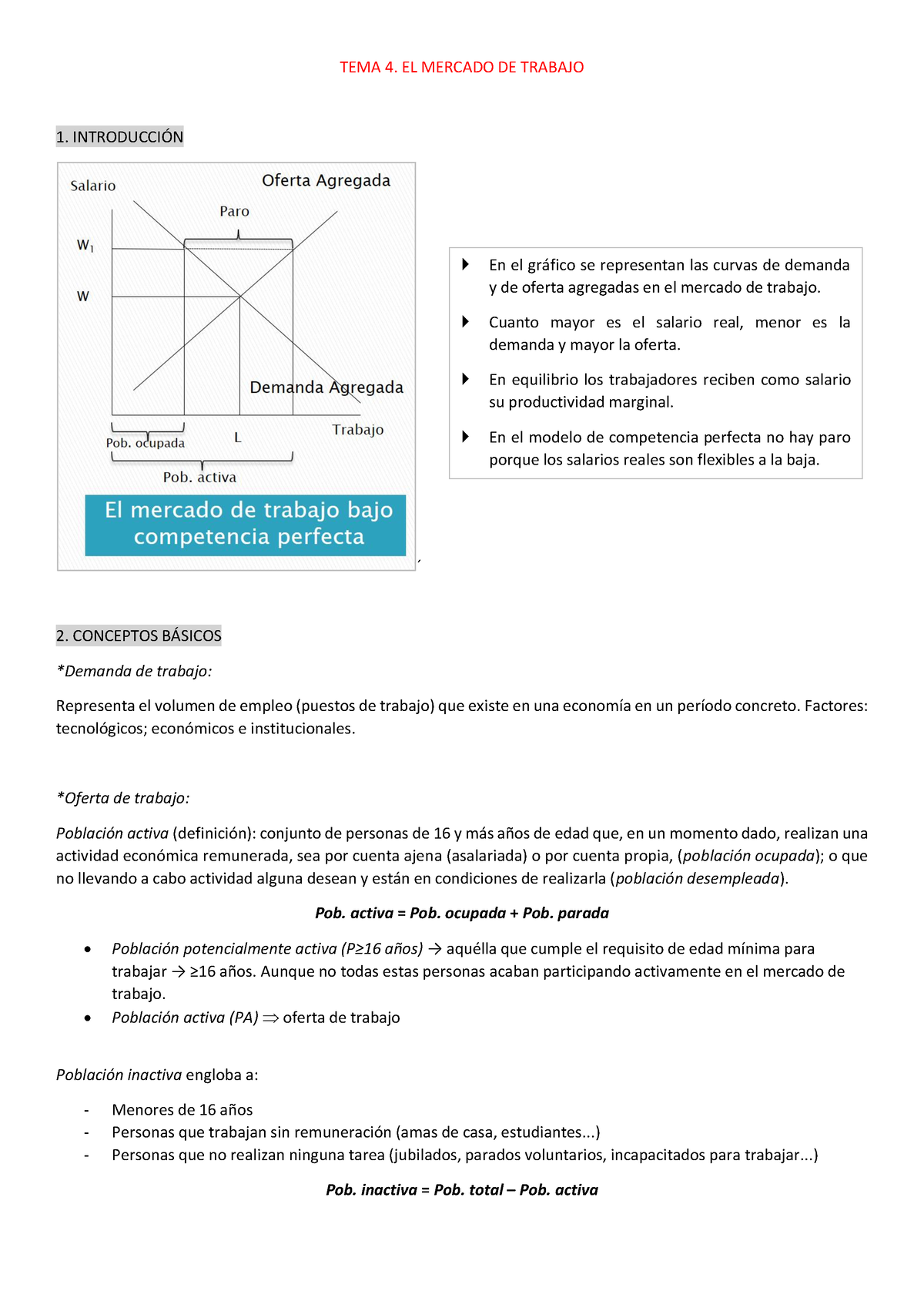 Temas 4,5,6 Entorno - Apuntes Barbarrusa - TEMA 4. EL MERCADO DE ...