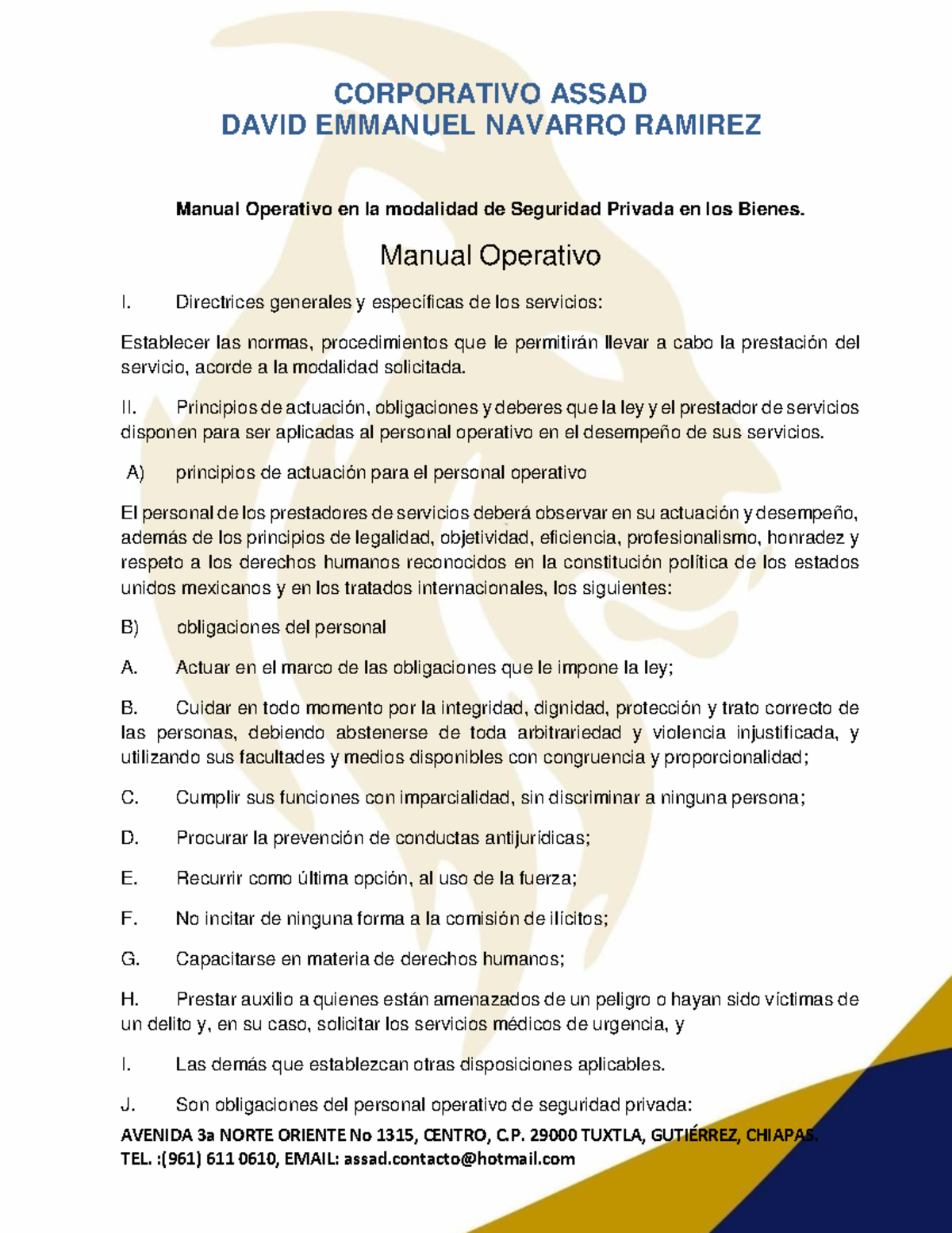 Manual Operativo Assad - DAVID EMMANUEL NAVARRO RAMIREZ AVENIDA 3a ...