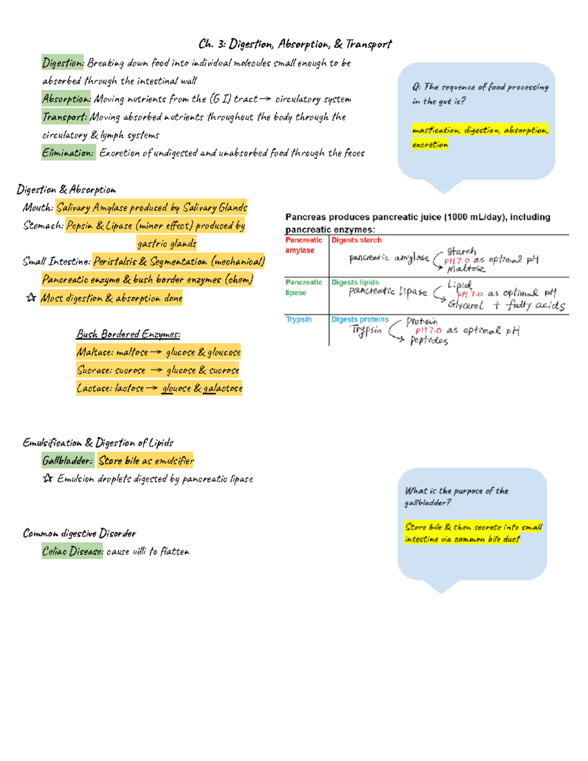 Ch 3 - Summer Term Basic Terms and Facts Passed Class with 98 - Ch. 3 ...
