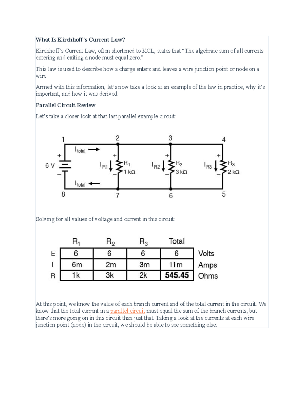 Kirchoff laws - What Is Kirchhoff’s Current Law? Kirchhoff’s Current ...