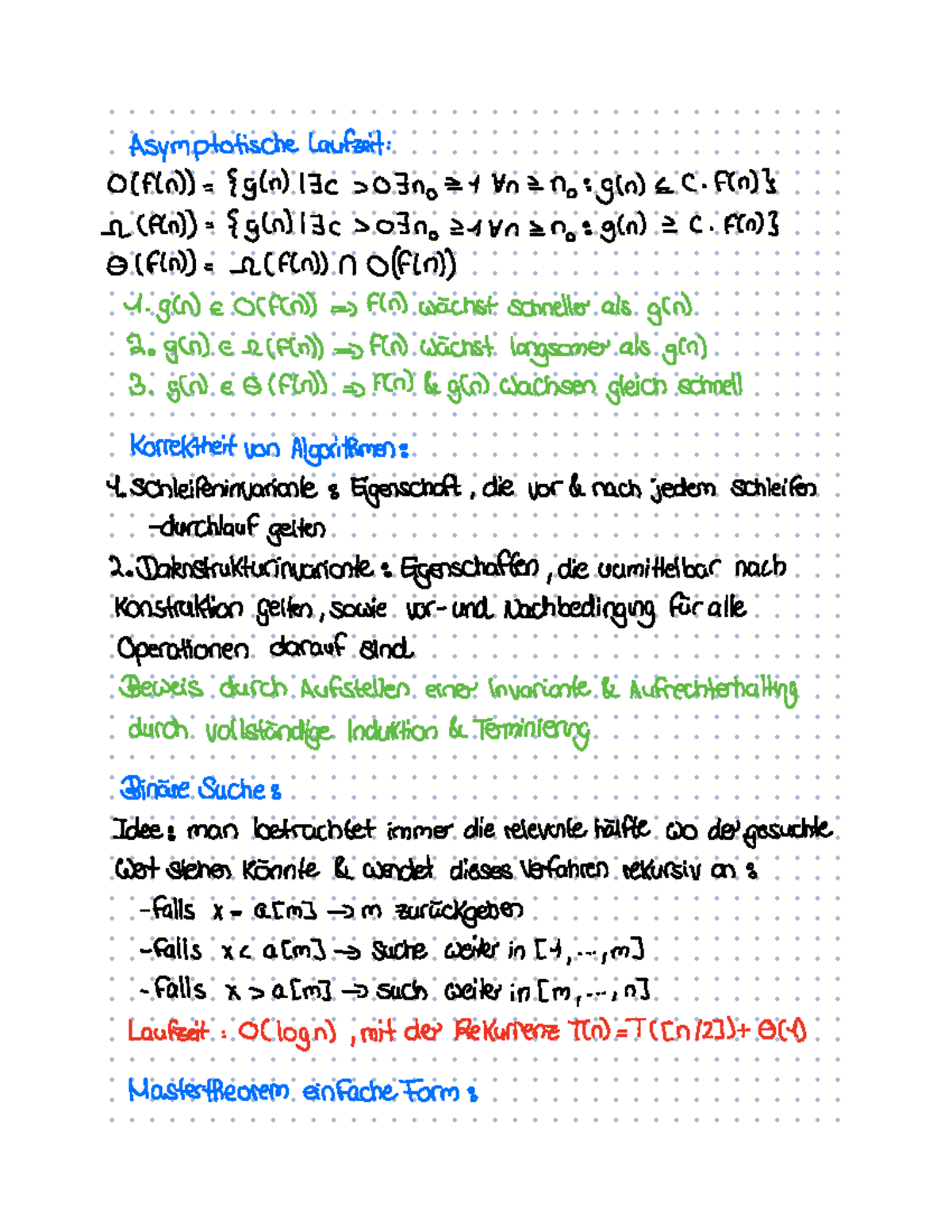 Lernzettel Info - Informatik 2 - Algorithmen Und Datenstrukturen - Studocu