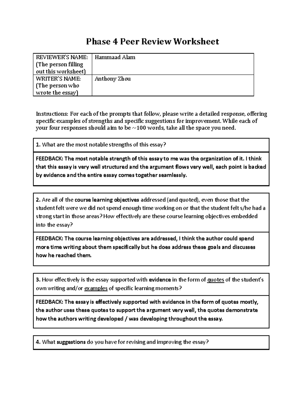 Phase 4 Peer Review Worksheet Anna Alexis Larsson 🌟 Phase 4 Peer