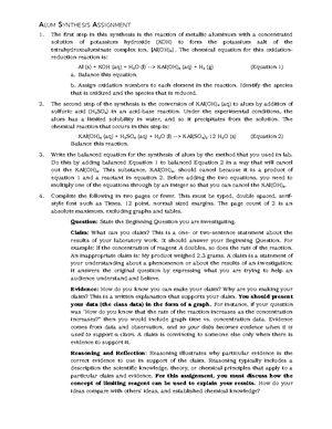 Chem 203L Writeup #2 Benzopinacol - Photochemical Reaction of ...